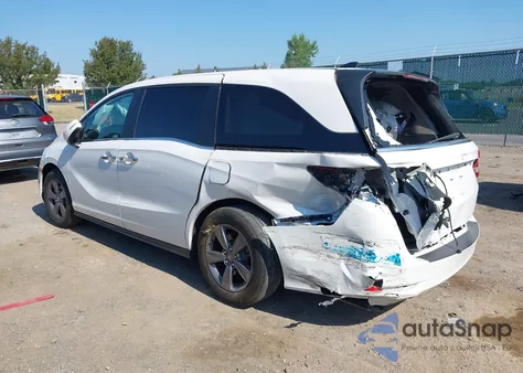 2024 Honda Odyssey Ex from USA, damaged, VIN 5FNRL6H59RB022868